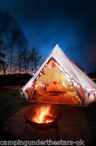 4 METRE BELL TENT 'ULTIMATE' / SUPERIOR QUALITY ZIG HEAVY DUTY GROUNDSHEET