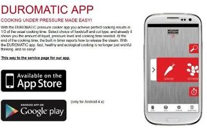 Kuhn Rikon 3916 - Pentola a pressione Duromatic Top, 5 l, 22 cm