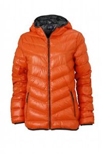 James & Nicholson - Daunenjacke Ladies' Down Jacket, Giacca Donna, Arancione (da