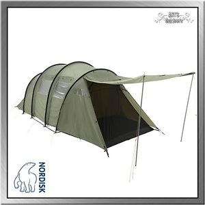 Nordisk Reisa 6 PU luxuriöses Tunnelzelt dusty green