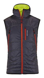 ORTOVOX LIGHT TEC VEST PIZ BOE Men's VEST Merino Wool ~black steel