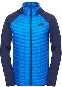 North Face M THERMOBALL HYBRID HOODIE - EU BOMBER BLUE/COSMIC BLUE