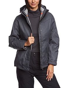 Killtec, Giacca sportiva 2 in 1 con cappuccio rimovibile Donna, Grigio (Grau/Sch