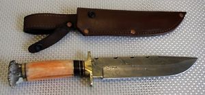 DAMASTMESSER JAGDMESSER 512 LAGEN BOWIE 1. WAHL TOP