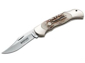 Böker Taschenmesser Messer Outdoormesser Optima Hirschhorn