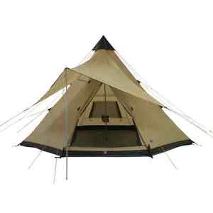 10 person tipi teepee tent, pyramid tent, sewn in groundsheet - 10T Shoshone 500