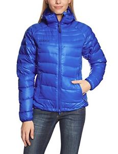 Mammut, Piumino con cappuccio Donna Miva, Blu (Maliblue), L