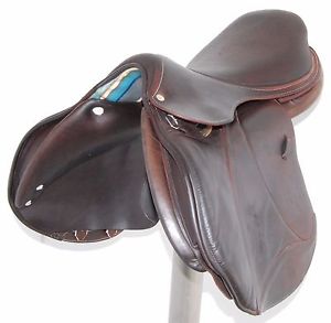 17" VOLTAIRE PALM BEACH SADDLE (SO13024) NEW SEAT, FULL CALF LEATHER !!- DWC