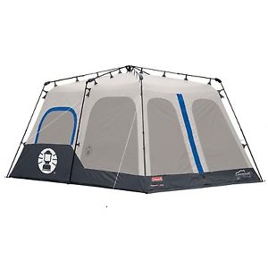 NEW Blue 14'x10' 8-Person Instant Tent With 2 Doors And 7 Windows By Coleman