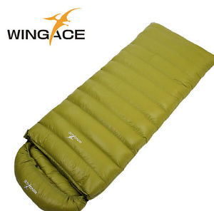 HOT 2500-4000g duck down Outdoor Ultralight Winter Warm Splicing Sleeping Bags