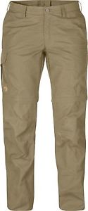 Fjäll Räven Karla Zip-Off Trousers, Sand, Size 38, 89375