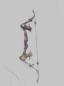 HURRY UNREAL NEW OLD STOCK EAGLE ONEIDA TOM CAT X80 50-70 LB RGHT HAND BOW FISH