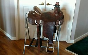 Dale Martin roping saddle