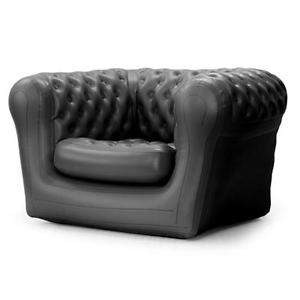 Smart Air Beds SUMO000025CB Smart Air Beds Inflatable Chesterfield Chair, Black