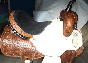 western tack trail pleasure FRONTIER cowboy rodeo horse leather barrel saddle