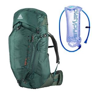 Gregory Mens Stout 75 Backpack Forest Green w/ Hydration Bladder - Large