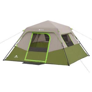 Ozark Trail 6-Person Instant Cabin Tent Family Camping Easy Setup Outdoor Trip
