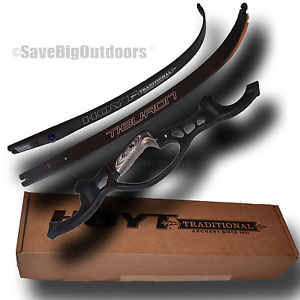 New RH HOYT Archery Black Tiburon Recurve Bow  Blackout 62" 40lb - FREE ship