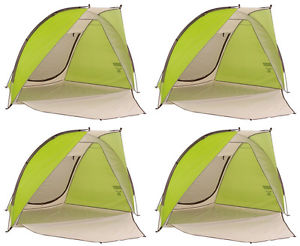 (4) COLEMAN Camping Road Trip Beach Shade Sun Shelters w/ UV Guard Protection