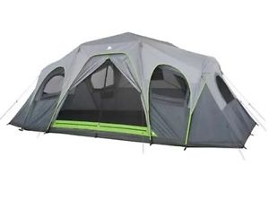 Ozark Trail 12 Person 3 Room Hybrid Instant Cabin Tent Outdoor Camping Gear New