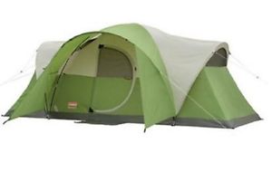 Coleman Montana 8 Person Family Tent Hiking Camping Outdoor Waterproof Green New