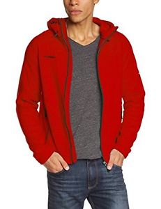 Mammut, Giacca con cappuccio Uomo Polar Midlayer, Arancione (Dark Orange), L