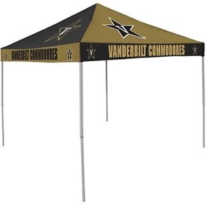 Vanderbilt Checkerboard Tailgate Tent Retracts Durable Water Resistant Canopy