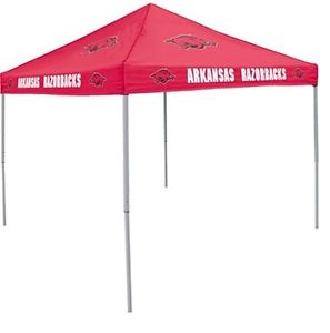 Logo Chair NCAA Arkansas 9' x 9' Solid Color Tent Retracts Durable Comfortable