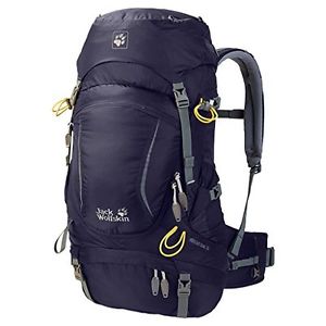 Jack Wolfskin, Zaino HIGHLAND TRAIL 35, Blu (Evening Blue), Taglia unica