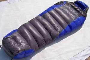Shiny Gloss wetlook nylon mummy sleeping bag 3000g down Expedition sleeping bags