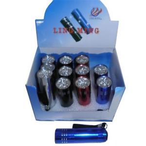 DDI 703040 9 lLED flashlight Case Of 96