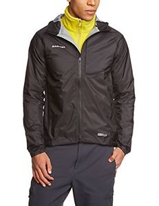 Mammut, Giacca impermeabile uomo MTR 201 Rainspeed, Nero (Black), S