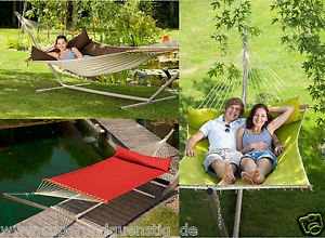 XXL LaSiesta PADDED Hammock Alabama arabica, red pepper od. advocado