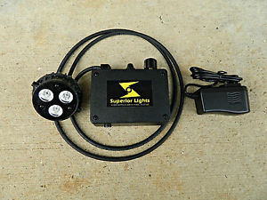Superior Spider-Eye 3 LED  Box Light  With Colors Coon Hunting Light