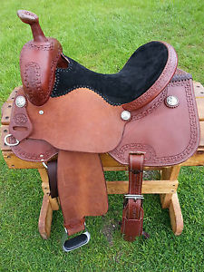 14.5" Spur Saddlery Barrel Racing Saddle - Made in Texas