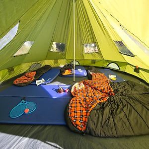 skandika Molde10 Person/Man Teepee Tent Sewn-in Groundsheet Tipii 295cm High New