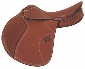 HDR Lumina Close Contact Saddle - Oakbark -17.5" Med Tree - FREE ACCESSORIES