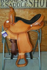 15" GW CRATE FLEXIBLE TRAIL SADDLE NEW FREE SHIP CUSTOM FLEX MADE IN ALABAMA USA