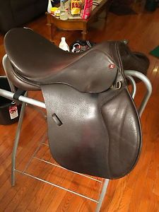 JC Jorge Canaves All Purpose Brown Saddle 17 ' Wide tree