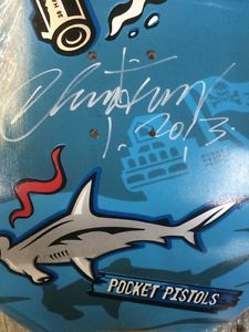 Pocket Pistols Hammer Head Signed By Christian Hosoi