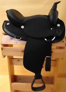 16" Abetta BLACK Super Cushion Western Saddle Sublime Trail Built to last 205006