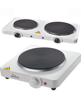 SINGLE DOUBLE PORTABLE ELECTRIC HOT PLATE HOB TABLE TOP COOKER HEATER STOVE