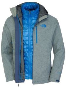 The North Face, Giacca Uomo Thermoball Triclimate, Blu (Cosmic Blue Heather), XX
