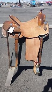 16" Nice Leather Reining Saddle