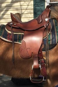 Ortho Flex 15" Western Basket Weave Saddle