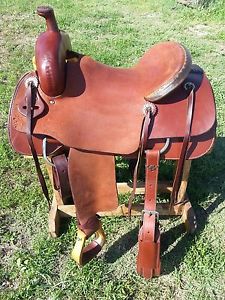 16" Johnny Scott Ranch Cutting Saddle (Made in Texas) Cutter