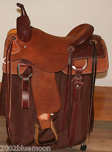 Custom Cutting Saddle, 16" FQH, Jeremiah Watt Conchos by Jays