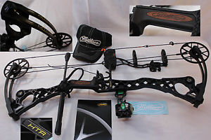 2015 Mathews No Cam HTR 29" 70# Compound Bow TACTICAL Left Hand Full Package.