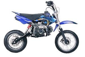 Coolster QG-214 / 125cc Manual Clutch Mid Size Dirt Size Blue