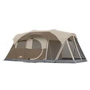 Camping Tents Coleman Weatherproof Summertime Outdoors Family Screened Easy set
